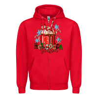 Red hot cocoa  season Zipper Hoodie - Zillion Design Studio
