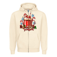 Sandshell hot cocoa  season Zipper Hoodie - Zillion Design Studio