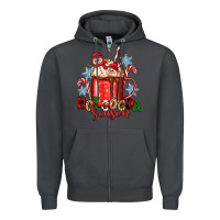 Smoke hot cocoa  season Zipper Hoodie - Zillion Design Studio