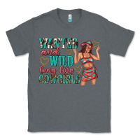 Charcoal Heather wanted and wild long live cowgirls Classic Tee - texasbilliewilder