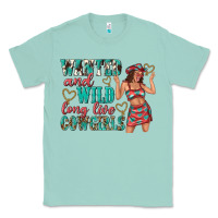 Seafoam wanted and wild long live cowgirls Classic Tee - texasbilliewilder