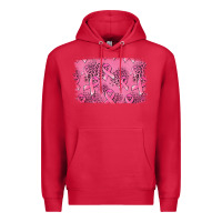 Cardinal Distressed breast cancer background Premium Hoodie - Jasminsmagicworld