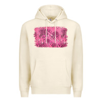 Tofu Distressed breast cancer background Premium Hoodie - Jasminsmagicworld
