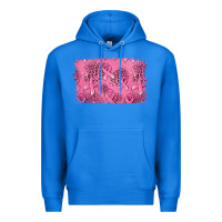 True Royal Distressed breast cancer background Premium Hoodie - Jasminsmagicworld