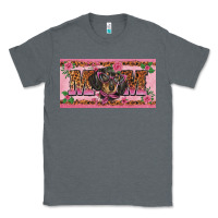 Charcoal Heather danchshund mom license plate template Classic Tee - BarkalooDesign