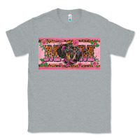 Heather Grey danchshund mom license plate template Classic Tee - BarkalooDesign