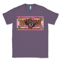 Lavender danchshund mom license plate template Classic Tee - BarkalooDesign