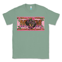 Sage danchshund mom license plate template Classic Tee - BarkalooDesign