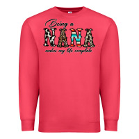 Cardinal being nana makes my life complate Premium Sweatshirt - CowhideDigitalArt