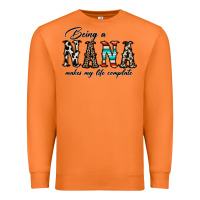 Carrot being nana makes my life complate Premium Sweatshirt - CowhideDigitalArt