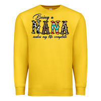 Lemon being nana makes my life complate Premium Sweatshirt - CowhideDigitalArt