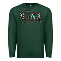 Sports Green being nana makes my life complate Premium Sweatshirt - CowhideDigitalArt