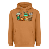 Meerkat skeleton coffee cups Heavyweight Hoodie - Zillion Design Studio