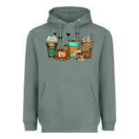 Sage skeleton coffee cups Heavyweight Hoodie - Zillion Design Studio