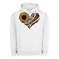 Pigment Lunar Rock western sunflower cowhide  heart Urban Hoodie - Jasminsmagicworld