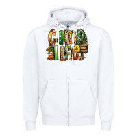 White camp life Zipper Hoodie - RanaPortraitStore