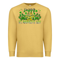 Antique Gold heppy st. patricks day Premium Sweatshirt - RacoonDesign