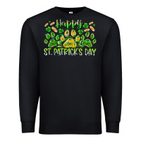 Black heppy st. patricks day Premium Sweatshirt - RacoonDesign