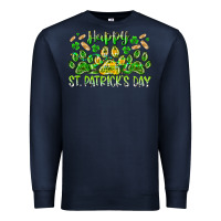 Navy heppy st. patricks day Premium Sweatshirt - RacoonDesign