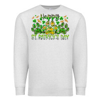 Oatmeal Heather heppy st. patricks day Premium Sweatshirt - RacoonDesign