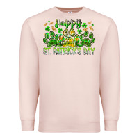 Pale Pink heppy st. patricks day Premium Sweatshirt - RacoonDesign