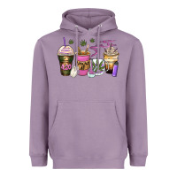 Lavender weed coffee cups Heavyweight Hoodie - Zillion Design Studio