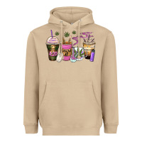 Mushroom weed coffee cups Heavyweight Hoodie - Zillion Design Studio
