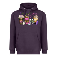 Weed Coffee Cups Heavyweight Hoodie | Teevron
