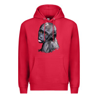 Cardinal Baby Gorilla Head Premium Hoodie - LillyAllenDesigns