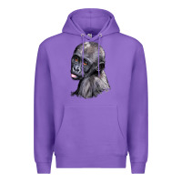 Purple Baby Gorilla Head Premium Hoodie - LillyAllenDesigns