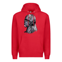 Red Baby Gorilla Head Premium Hoodie - LillyAllenDesigns