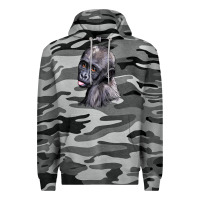 Slate Camo Baby Gorilla Head Premium Hoodie - LillyAllenDesigns