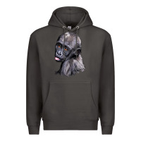 Smoke Baby Gorilla Head Premium Hoodie - LillyAllenDesigns