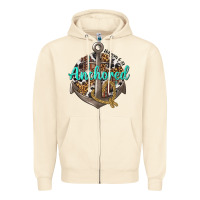 Sandshell anchored hebrews 6 19 Zipper Hoodie - texasbilliewilder