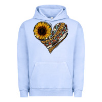 Pigment Grape Ice western sunflower leopard cowhide heart Urban Hoodie - Jasminsmagicworld