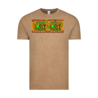 Vintage Coffee Western St. Patrick's Day One Lucky Teacher Vintage Tee - Artiststas