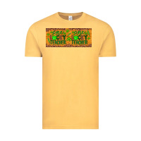 Vintage Mustard Western St. Patrick's Day One Lucky Teacher Vintage Tee - Artiststas