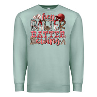 Seafoam hey batter batter swing Premium Sweatshirt - RacoonDesign