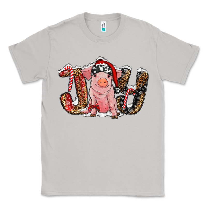 Christmas Joy With Pig Classic Tee by RanaPortraitStore | Teevron