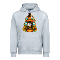 Heather Grey whiskey bottle Urban Hoodie - Jasminsmagicworld