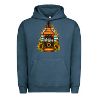 Pigment Midnight Navy whiskey bottle Urban Hoodie - Jasminsmagicworld