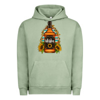 Pigment Oil Green whiskey bottle Urban Hoodie - Jasminsmagicworld