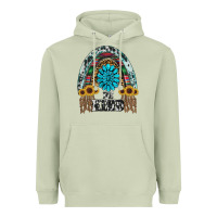 Matcha western rainbow  be kind Heavyweight Hoodie - RanaPortraitStore