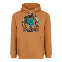 Meerkat western rainbow  be kind Heavyweight Hoodie - RanaPortraitStore