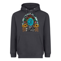 Smoke western rainbow  be kind Heavyweight Hoodie - RanaPortraitStore