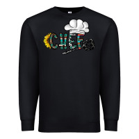 Black chef Premium Sweatshirt - CowhideDigitalArt
