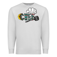 Dove Grey chef Premium Sweatshirt - CowhideDigitalArt