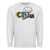 Oatmeal Heather chef Premium Sweatshirt - CowhideDigitalArt