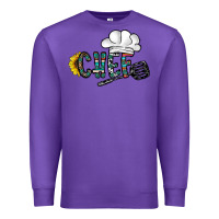 Purple chef Premium Sweatshirt - CowhideDigitalArt