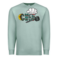 Seafoam chef Premium Sweatshirt - CowhideDigitalArt